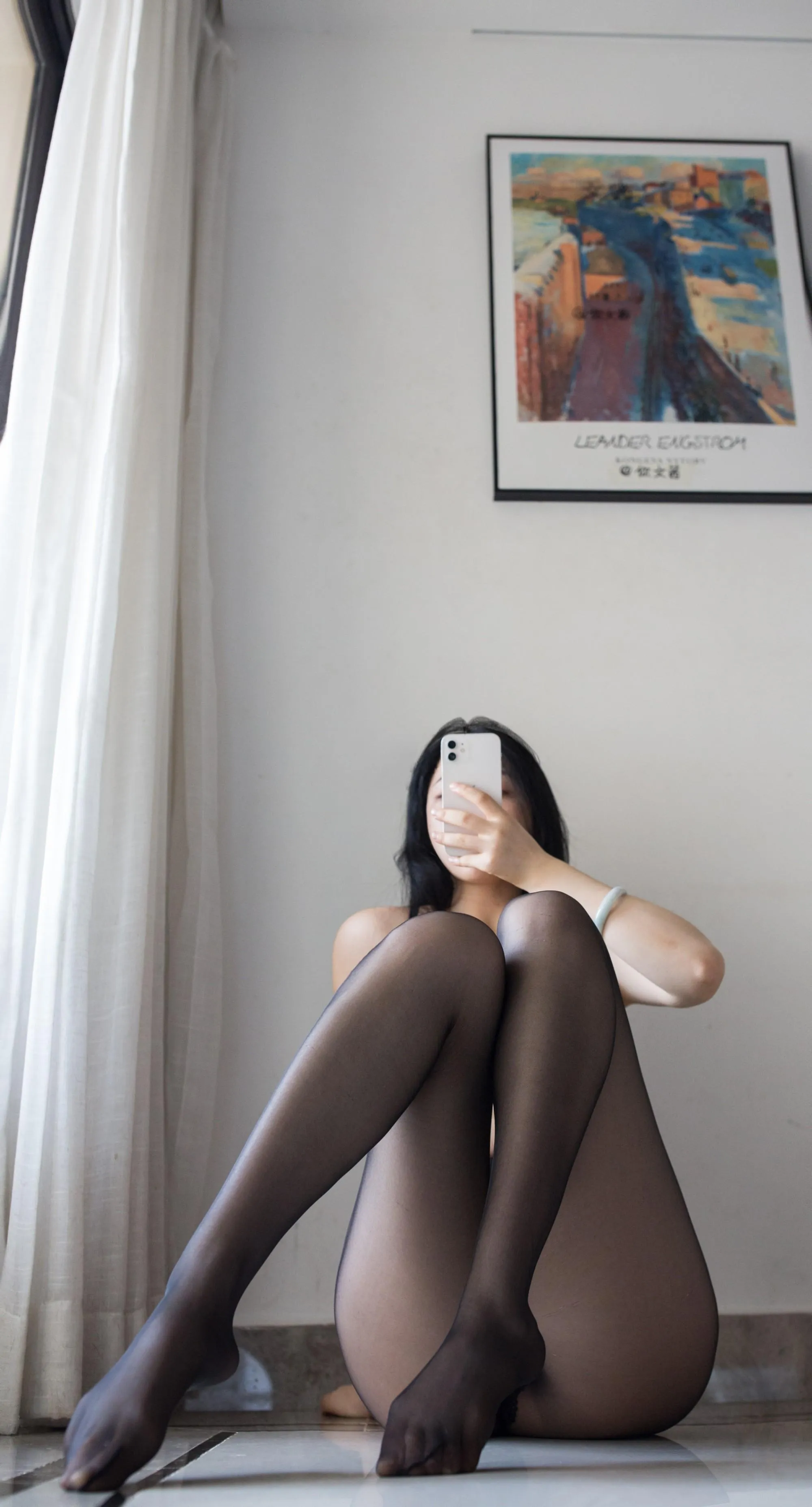 NO.042 Cool文茜-微密圈系列- 黑丝蜜桃 [50P]插图3